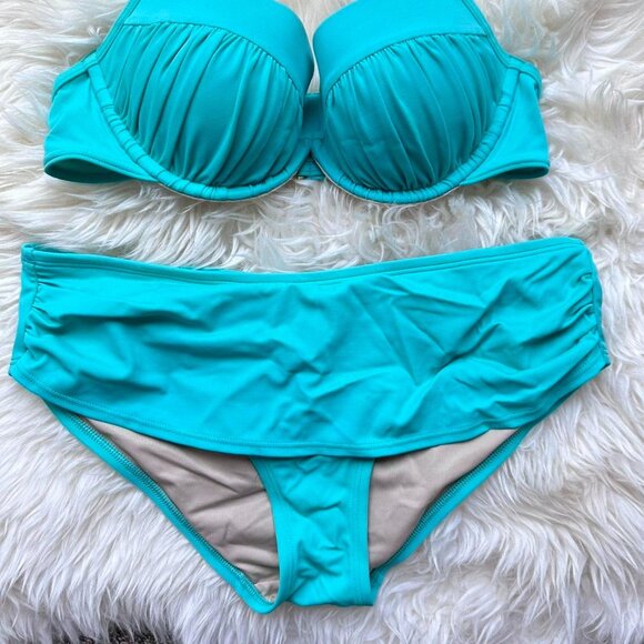 Sea green Victoria’s Secret y2k bikini set - Picture 2 of 8